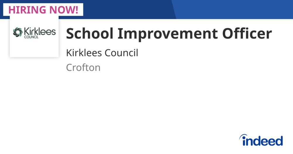 School Improvement Officer - Crofton - Indeed.com