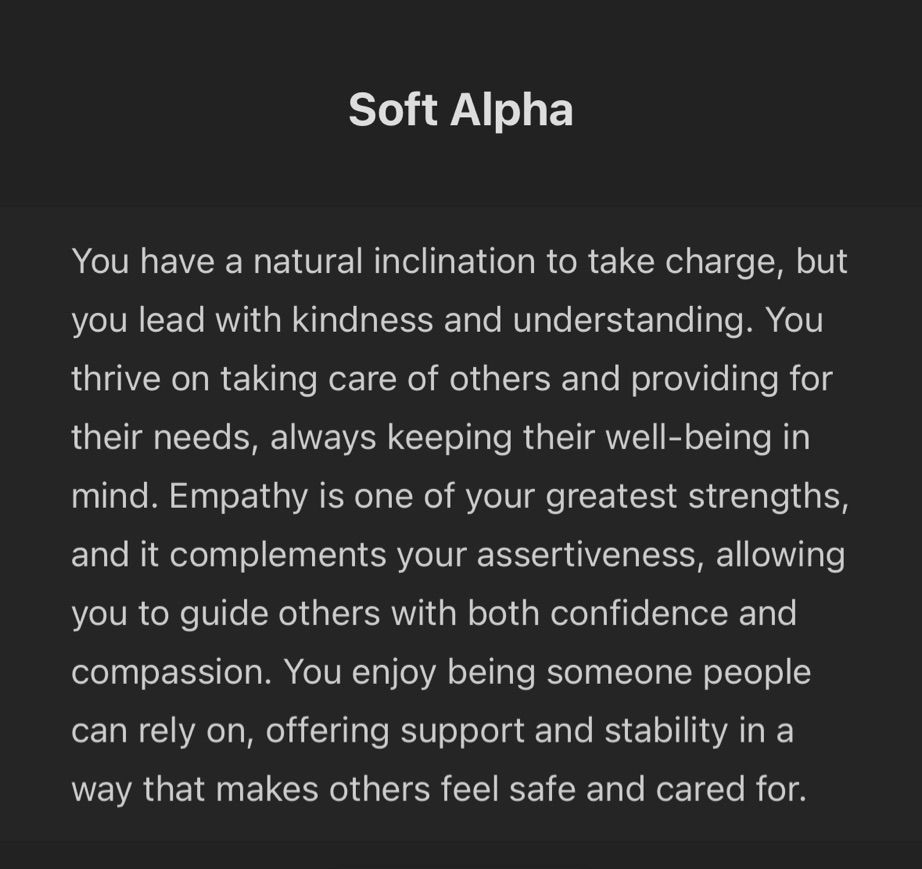 soft alpha 🤷🏻‍♂️