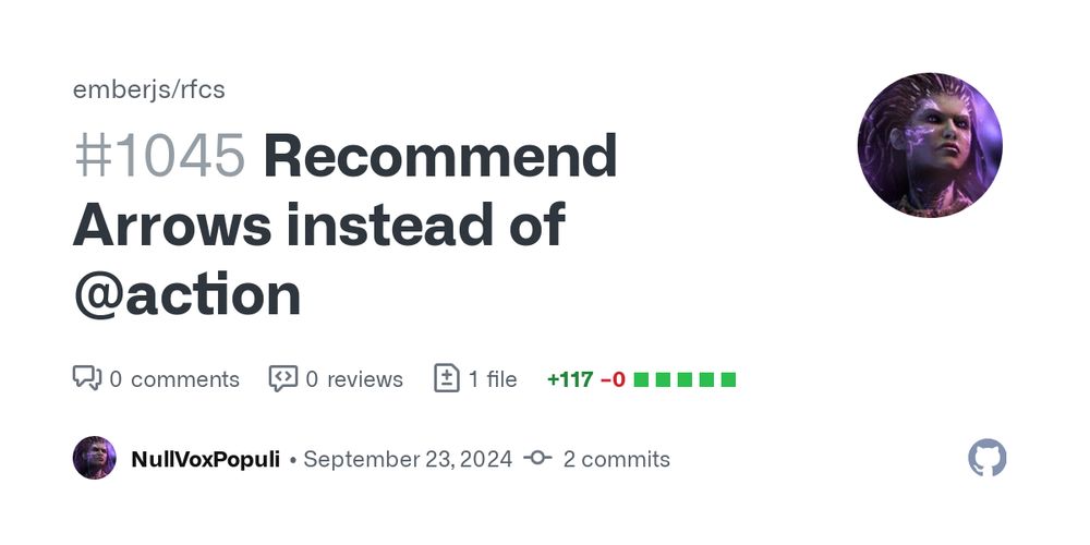 Recommend Arrows instead of @action by NullVoxPopuli · Pull Request #1045 · emberjs/rfcs