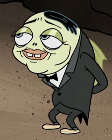 An image of a Spongebob character named Slappy Laszlo. He is a clear parody of Peter Lorre.