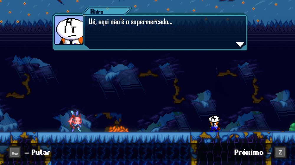 Hidro em "CODE Bunny" depois de pegar o caminho errado.