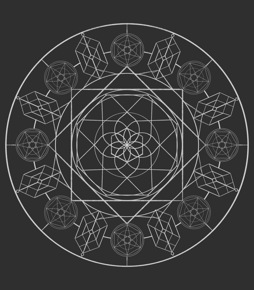 Part of Ultima’s World Order; including only the depictions of Ultima, mothercrystals and dominants.