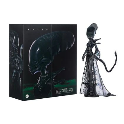 Monster High x Alien Xenomorph doll in a sheer dress with box