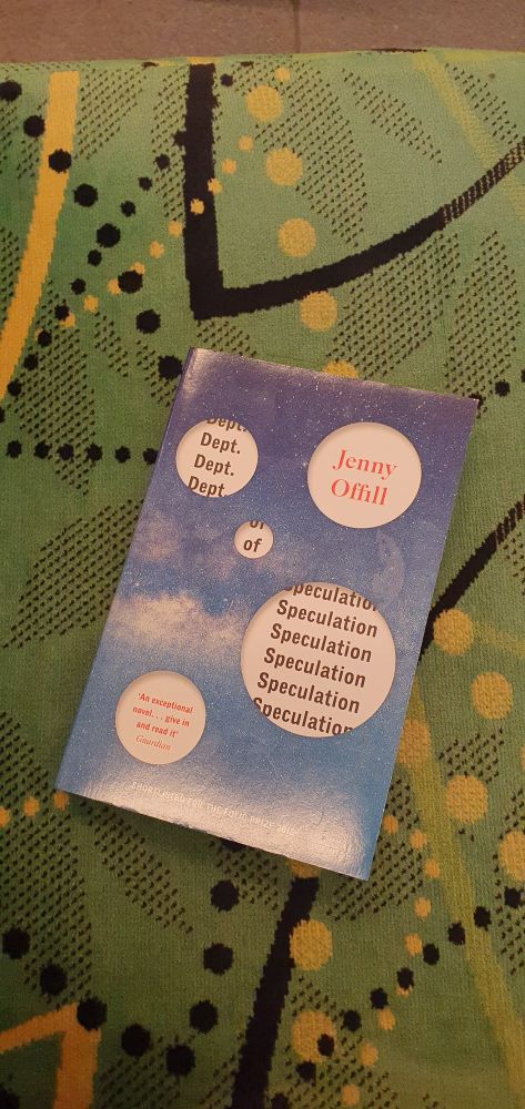 Jenny Offill's Dept. Of Speculation on a Melbourne tram seat.