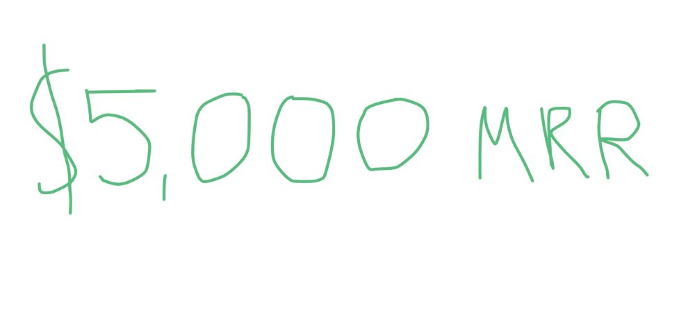 $5,000 MRR