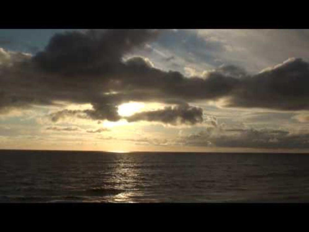 TimeLapse Sunset of the Pacific Ocean