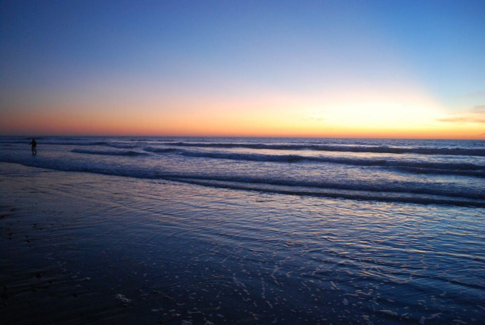 Pacific Ocean at sunset