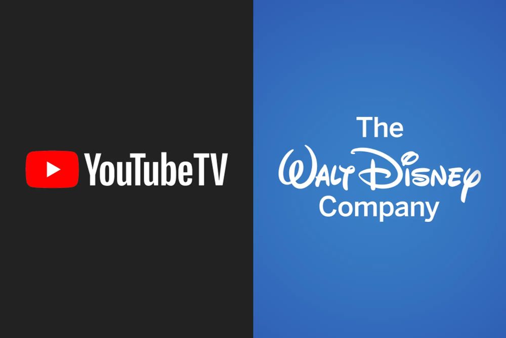 Graphic that includes the YouTube TV and Walt Disney Company logos.