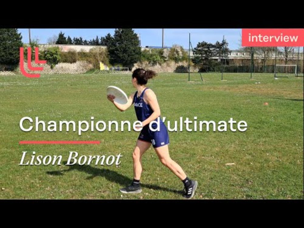 Lison Bornot, championne du monde d'Ultimate 🥏 et étudiante ULille
