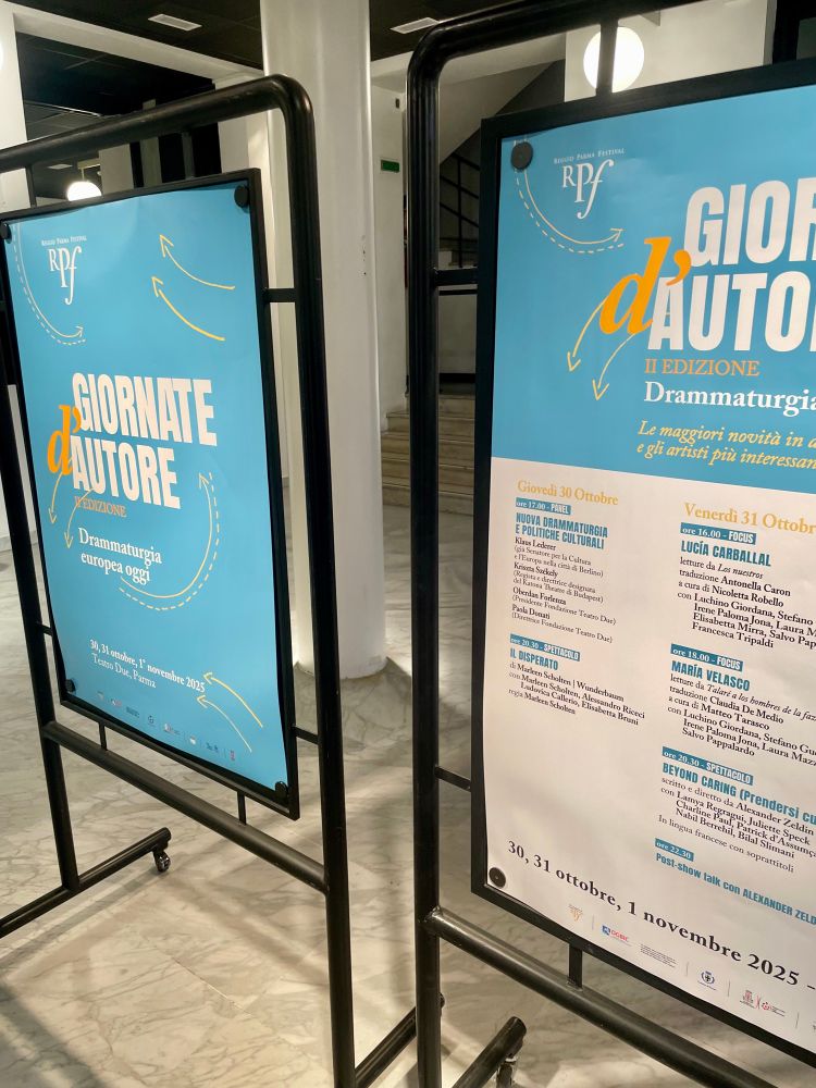 Wandtafel Teatro Due