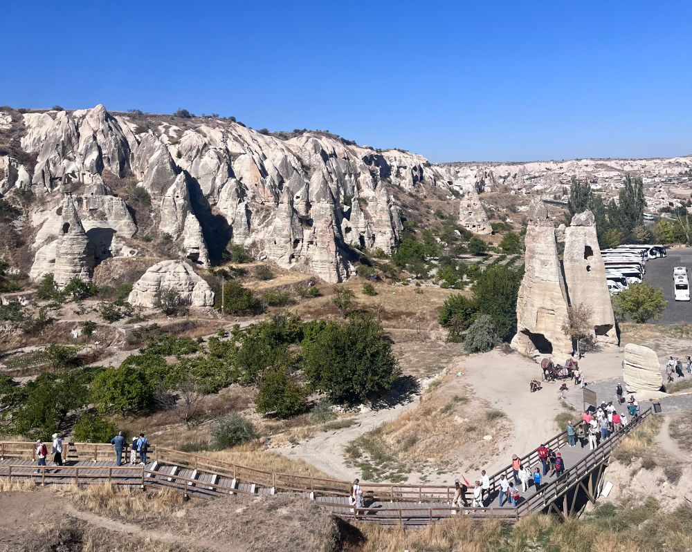 ギョレメ野外博物館🪨欧米のシニアが多くてタフだなあ...と思った
