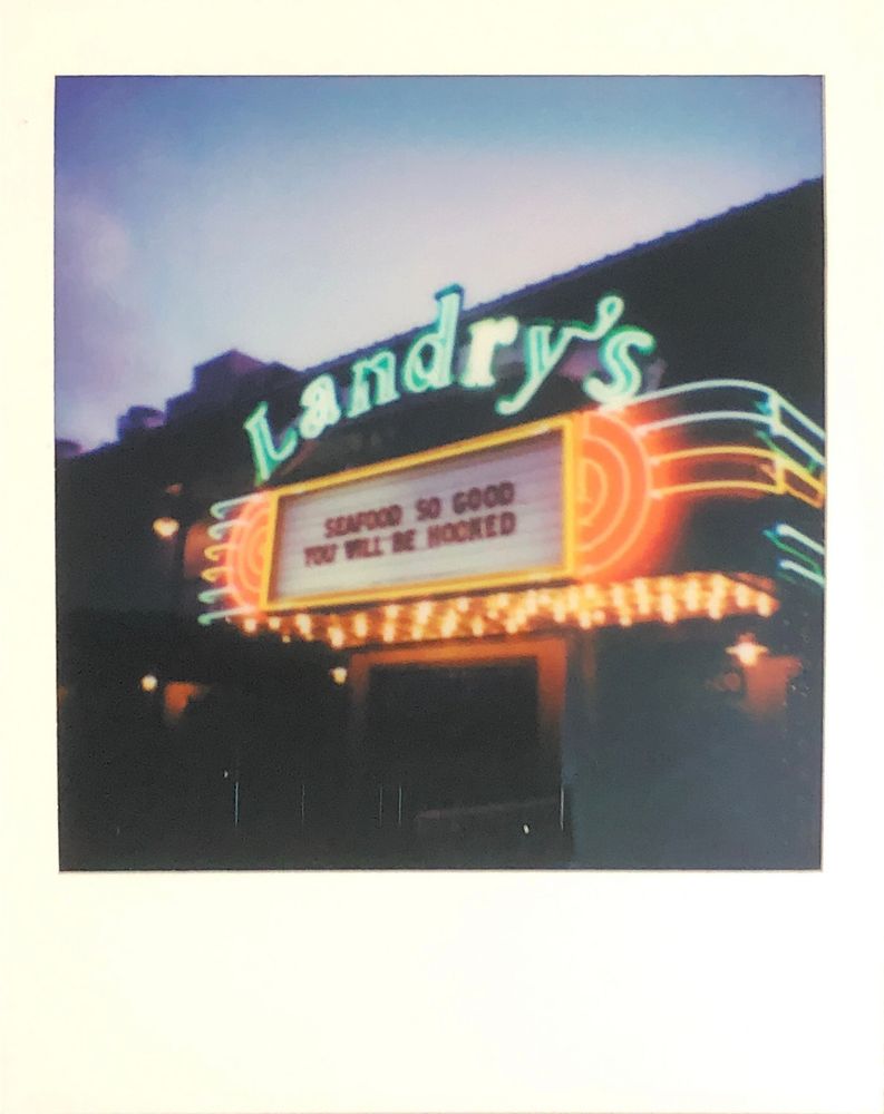 June 5, 2025
Neon sign at a restaurant
"Landry's"
"SEAFOOD SO GOOD YOU WILL BE HOOKED"