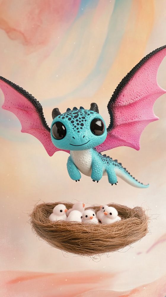 cute baby dragon