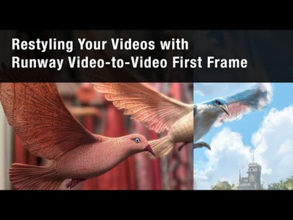 Transform Your Videos: Runway's Video to Video with Restyled First Frame & #midjourney Magic!