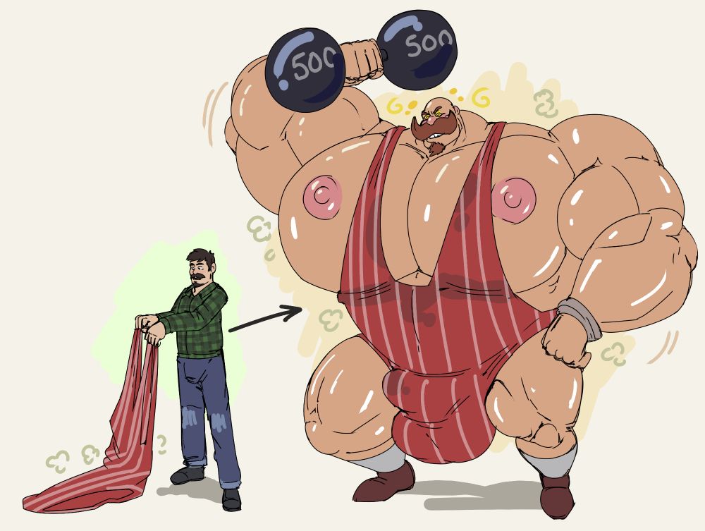 Turning into a circus strongman