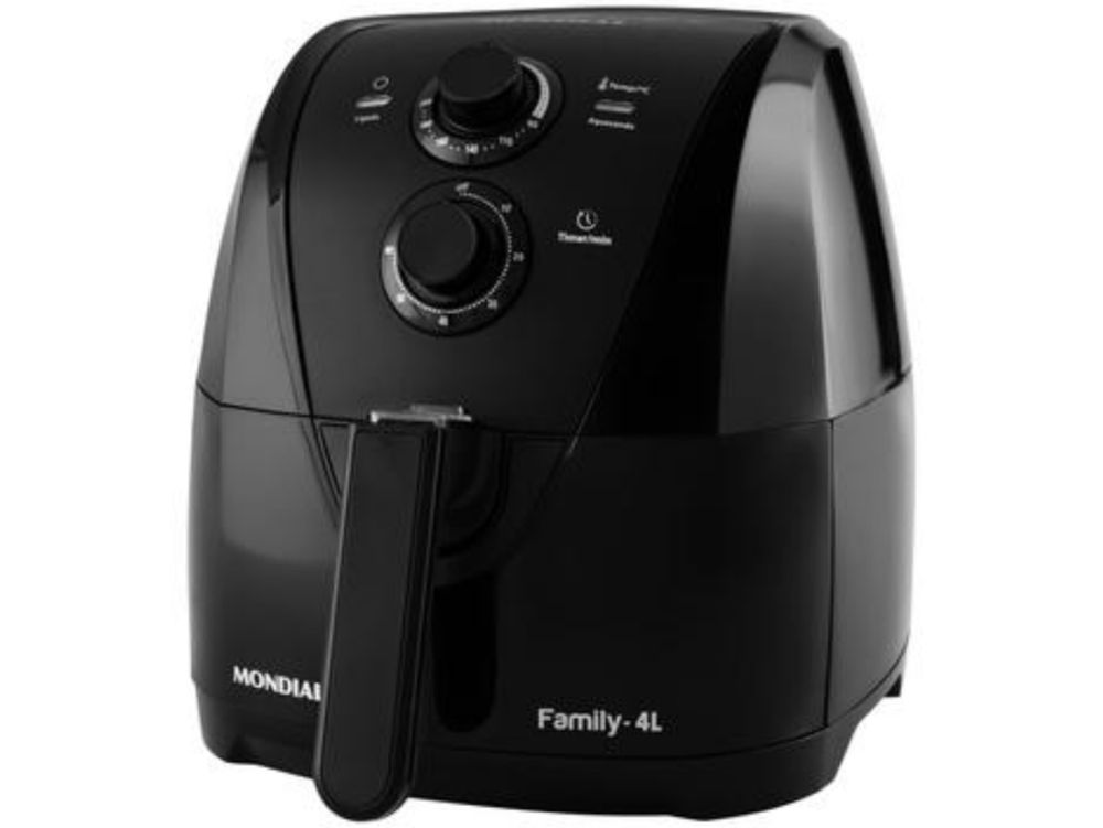 Fritadeira Elétrica sem Óleo/Air Fryer Mondial - AFN-40-BF Preta com Timer - Fritadeira sem Óleo / Air Fryer - Magazine Listradopromo