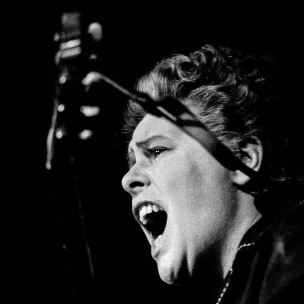 Colette Magny en concert. 