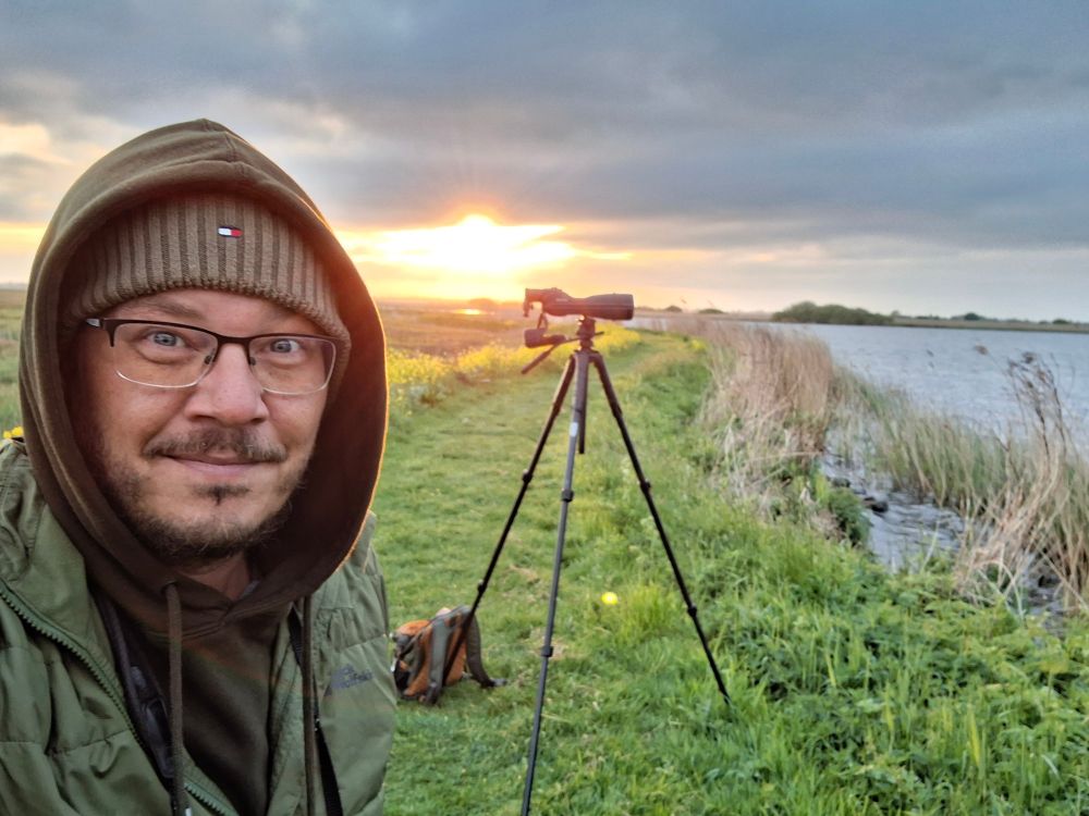 Whimbrel time is such a highlight of the birding year at Snitser Mar. The Kop Blosksleat is a great point to experience it. Sunset, nice views, lots of tea, and loads of birds.