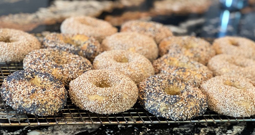 Homemade bagels kind of day.