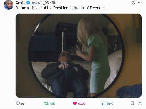 Photo of Rudi Giuliani recipient of Presidential Medal of Freedom with underage girl.