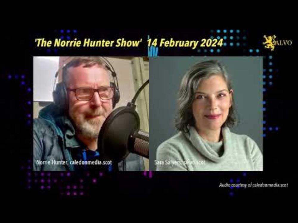 Sara Salyers on the Norrie Hunter Show 14 Feb 2024
