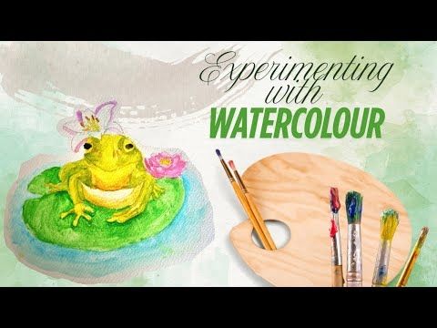 Watercolour art vlog - Painting my avatar and chatting games