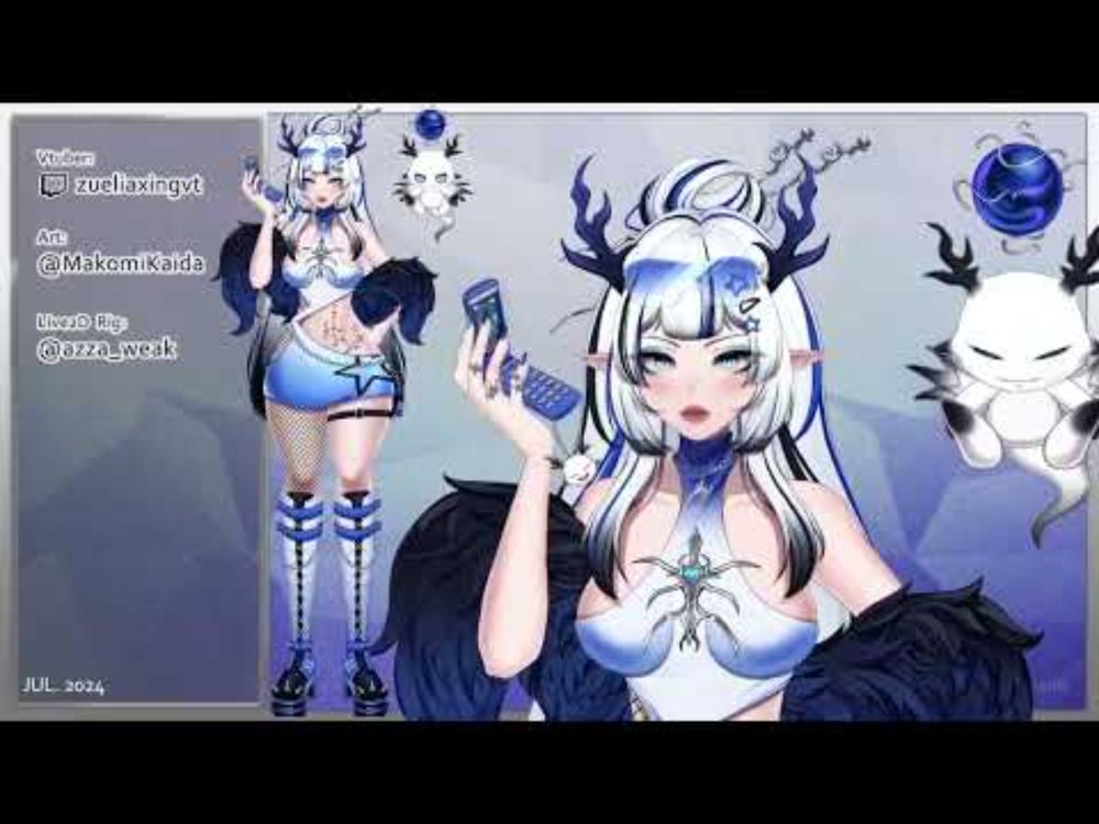 [Live2D Showcase] Zuelia Xing - Vtuber model