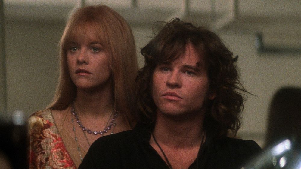 Meg Ryan and Val Kilmer in The Doors (1991)