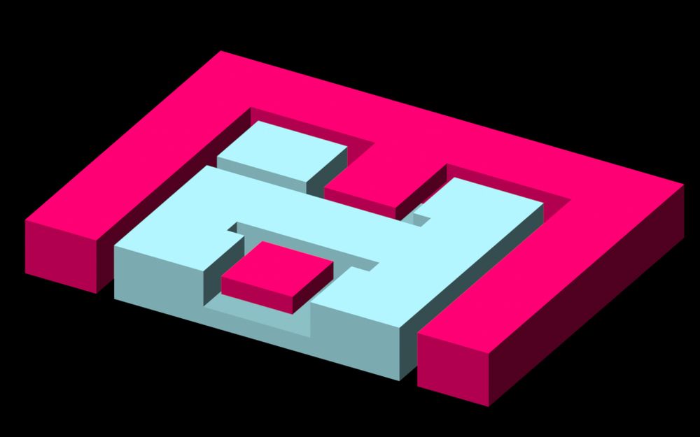 isometric stylized logo