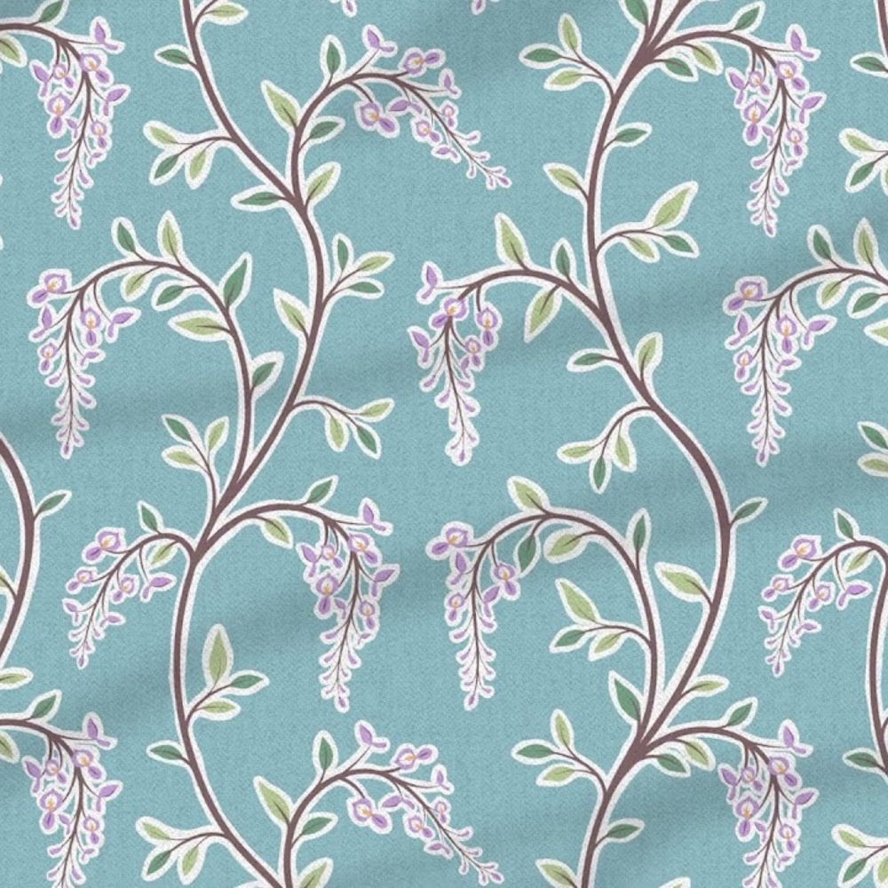 Trailing Wisteria Design Process | #fabric