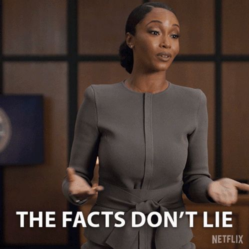 a woman says the facts do n't lie in a netflix advertisement