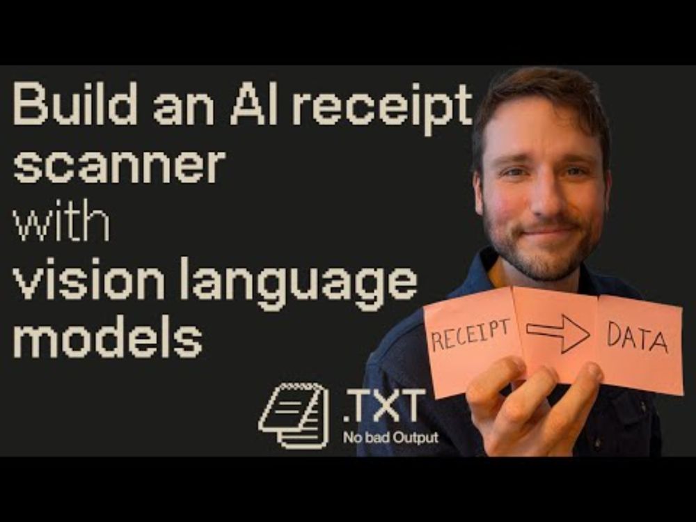 Build an AI receipt scanner with vision language models!