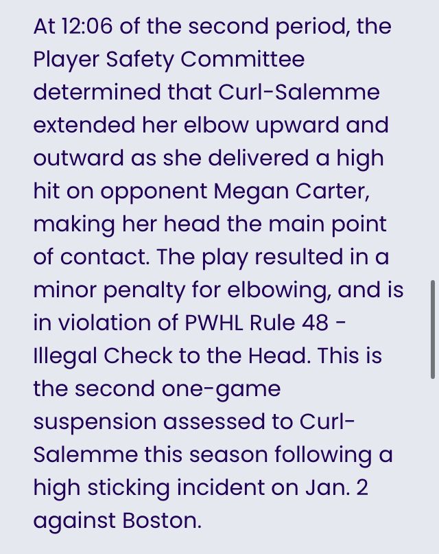 Context about Britta Curl’s suspension 