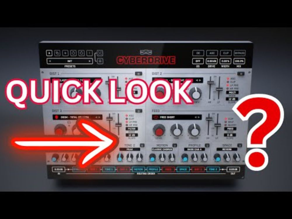 64 Distortions +70 FX CyberDRIVE QUICK LOOK United Plugins