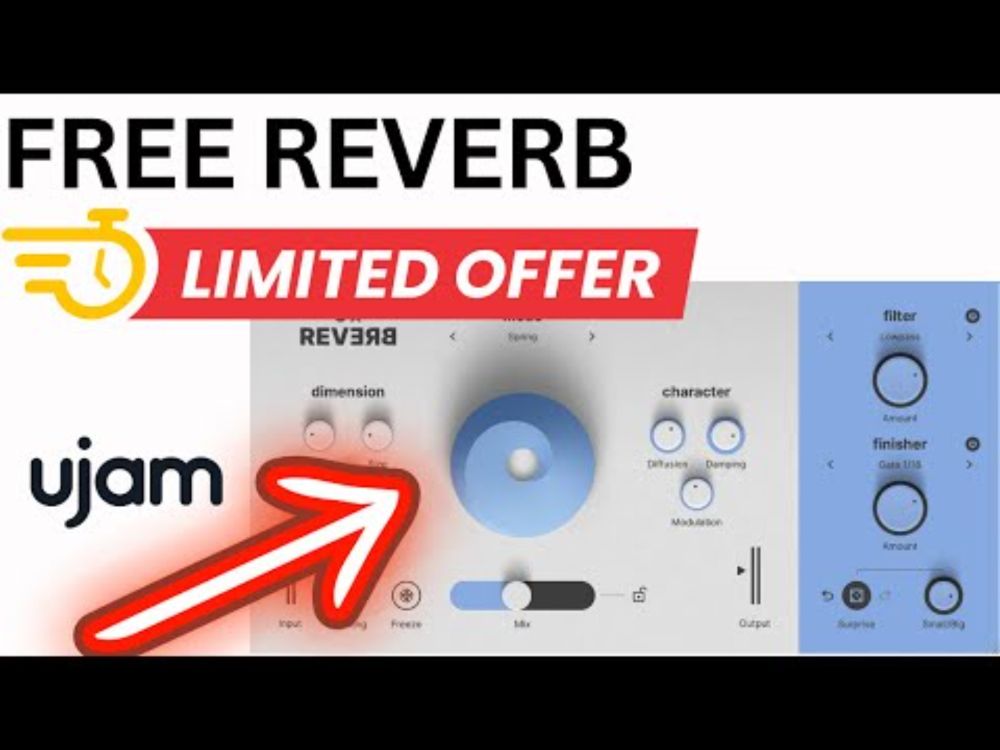 FREE REVERB + Multi-Effects  UJAM ufx LIMITED TIME 10 Reverbs in One