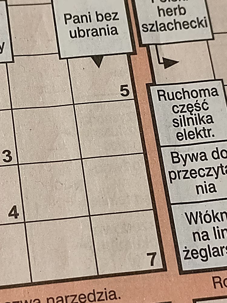 hasło w krzyżówce "Pani bez ubrania"