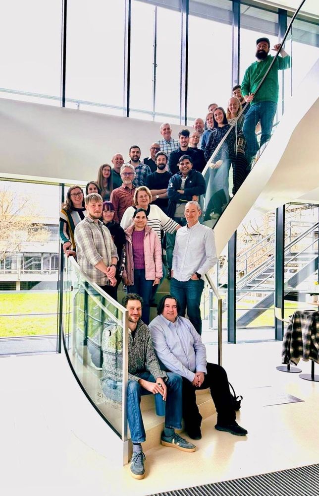 Group photo of the ERC Hydrosensing team at the project meeting in Regensburg in April 2025.