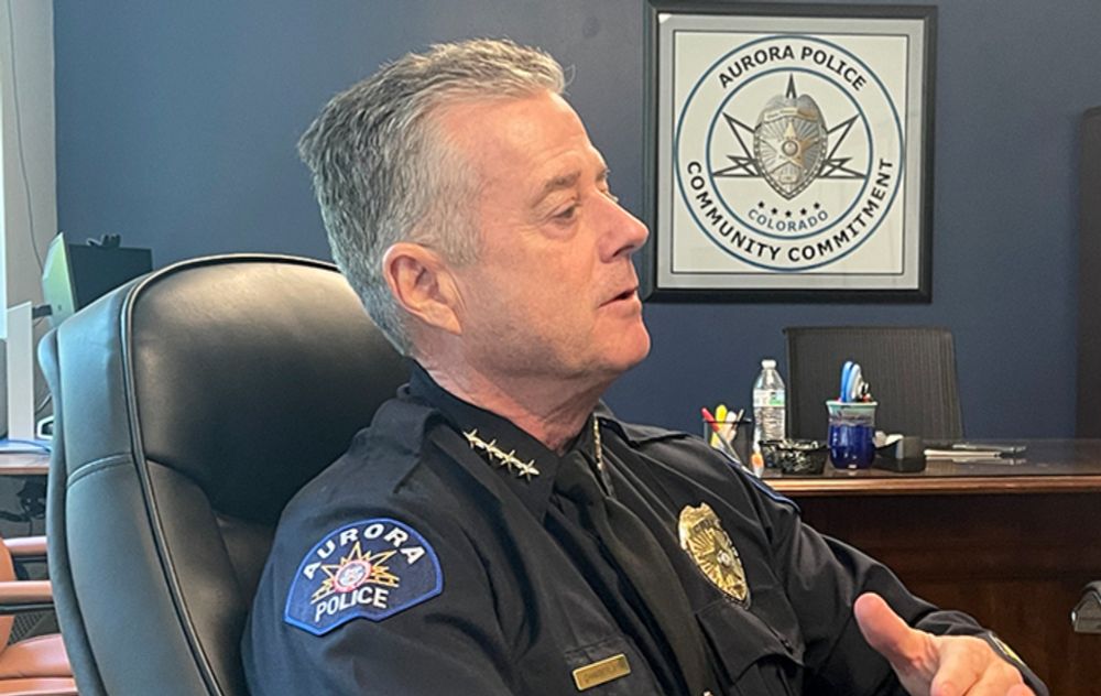 CHIEFLY SPEAKING: Aurora's new police Chief Chamberlain offers Q&A with the Sentinel - Sentinel Colorado