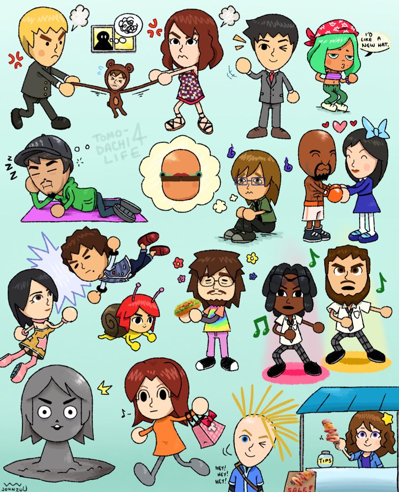 miis doing mii things