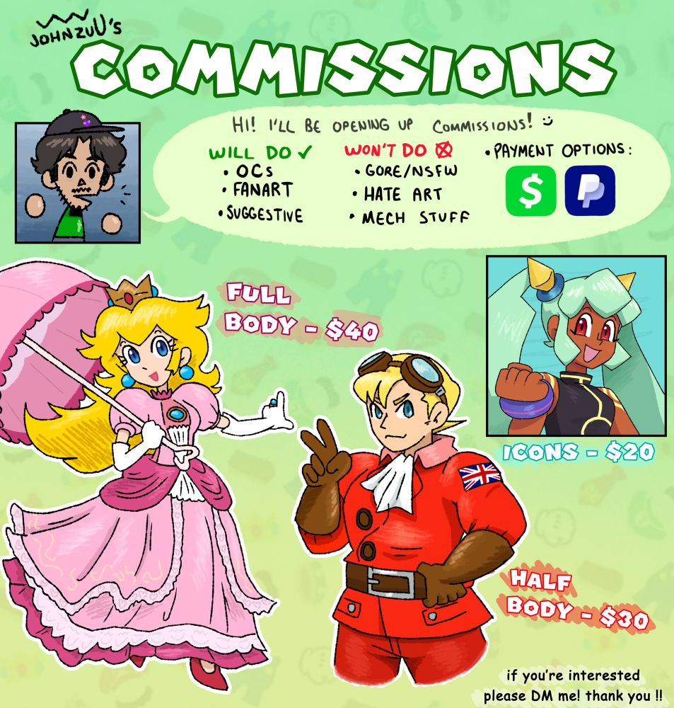 commission sheet 👍