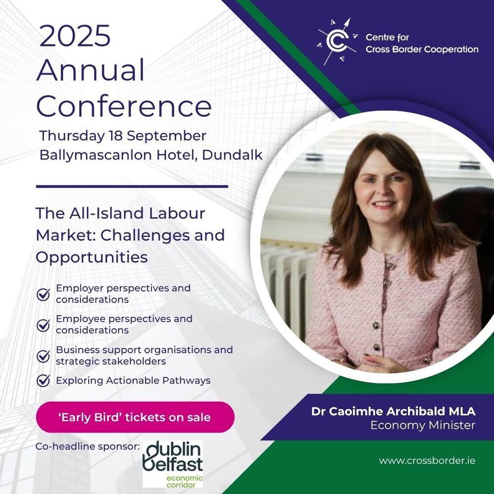 Promotional flyer for Dr Caoimhe Archibald's involvement at our Annual Conference.
