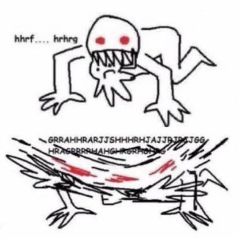 Feral creature reaction image 