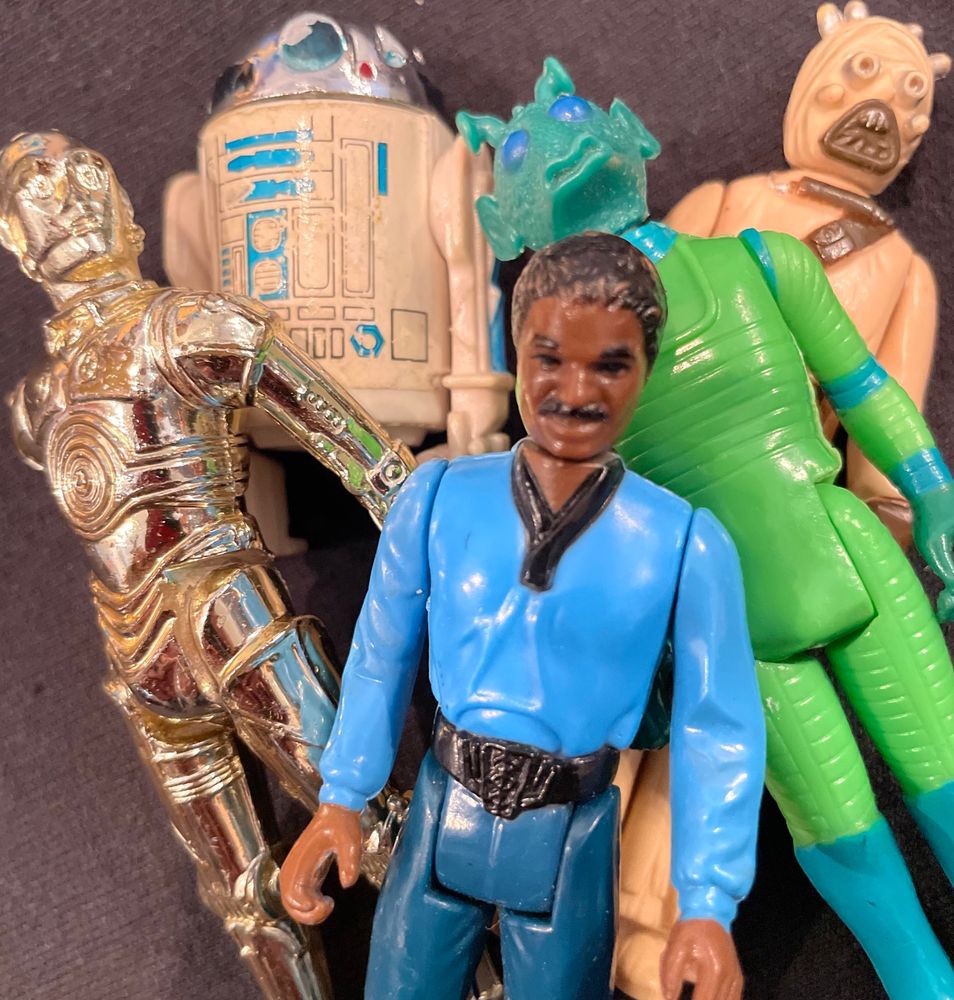 Star Wars toys. 