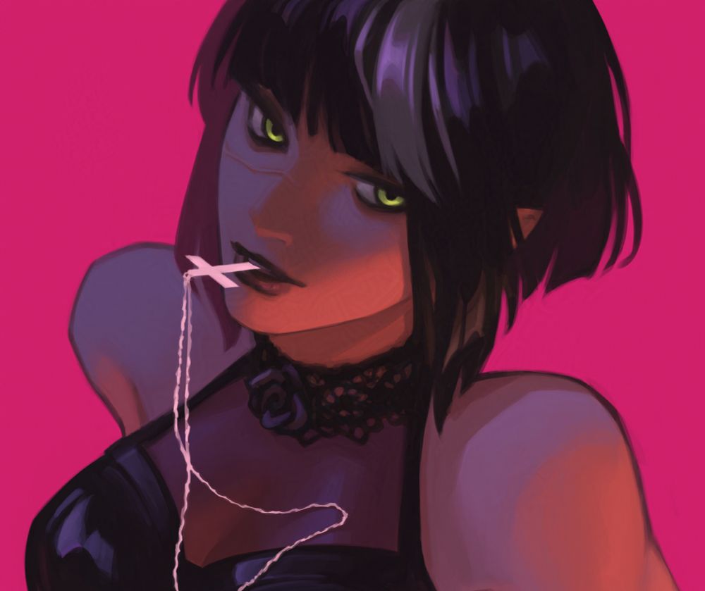 shadowheart, but with a cute bob