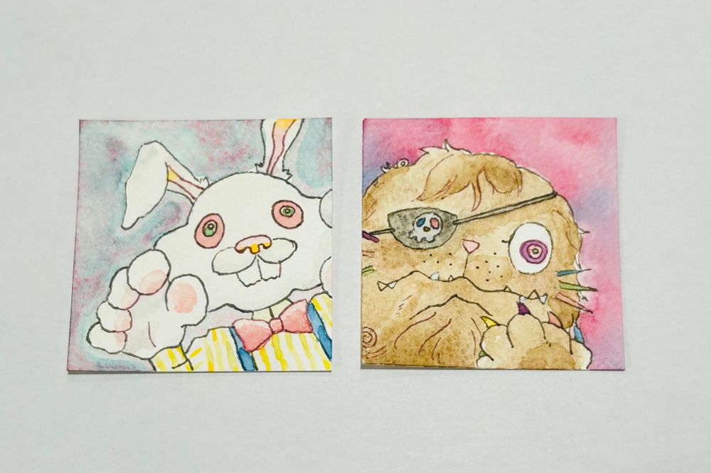 ゆず『LAND』のファンアート。アナログ水彩