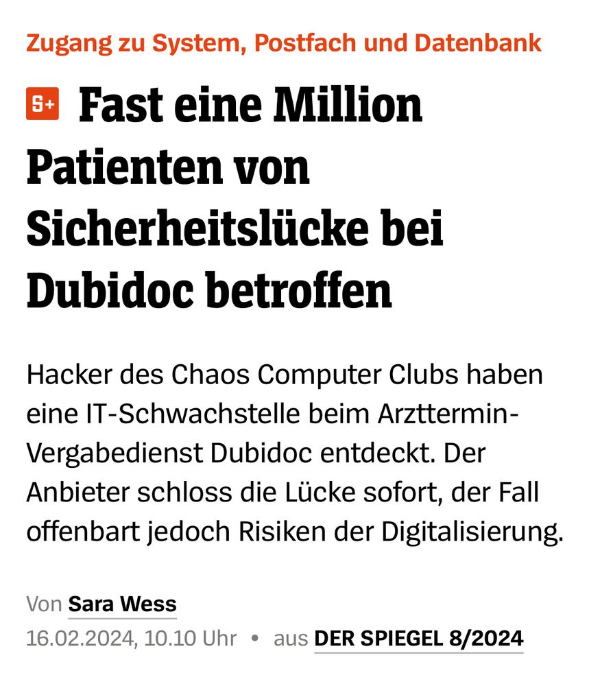 Screenshot des verlinkten Spiegel-Artikels