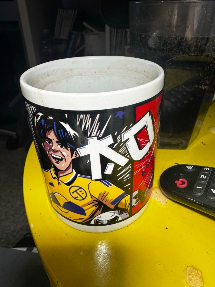 A picture of an Ao Taneka square ball mug 