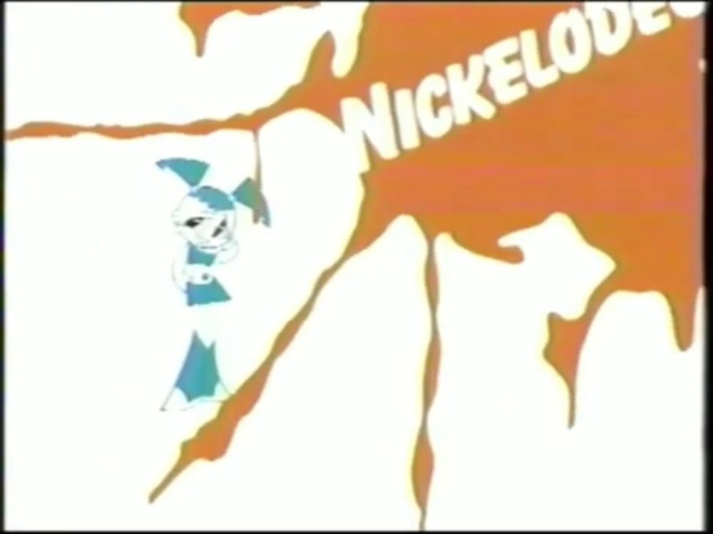 the ident screenshot. jenny is looking content-yet-shy, as a nick splat covers the top right of the screen.