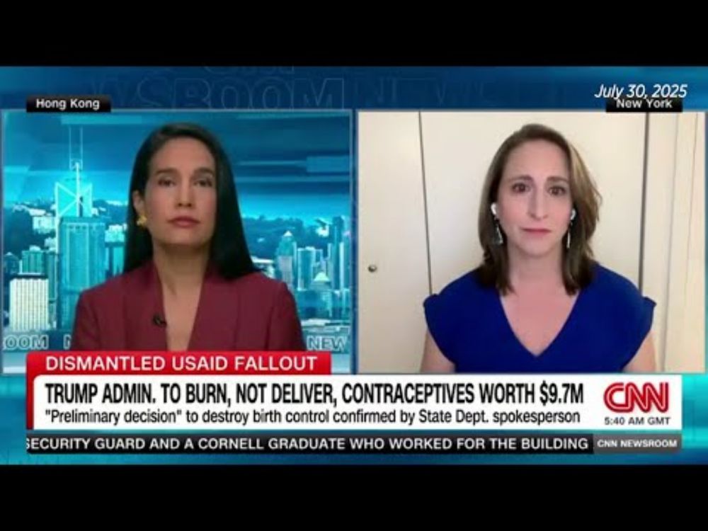 Guttmacher expert Chelsea Polis on CNN: Impact of US plan to destroy $9.7M in contraceptives