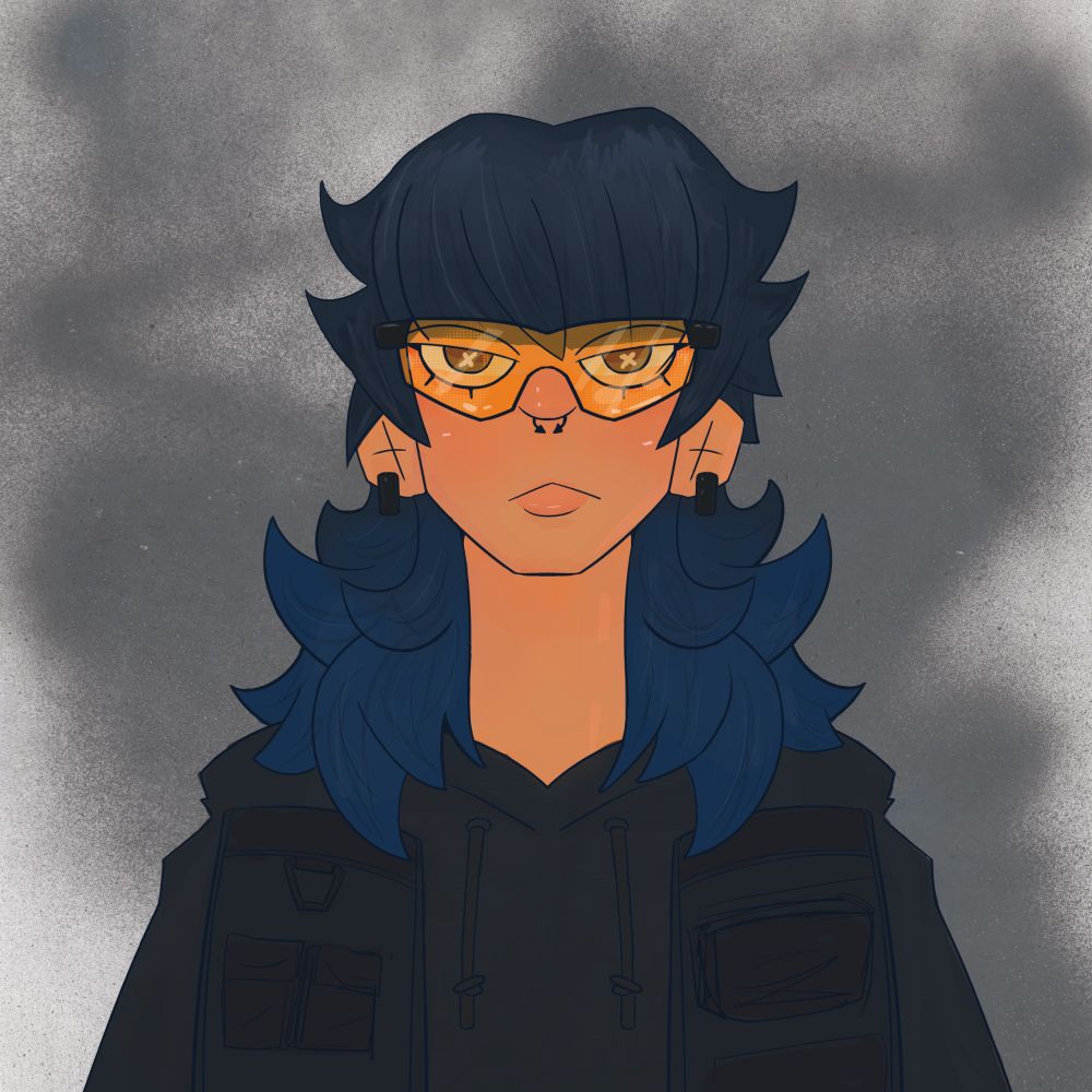 self portrait in my art style